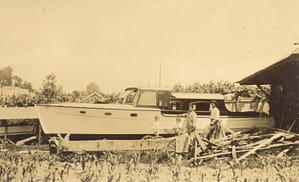 Motorboat built for Coronel Dusmet