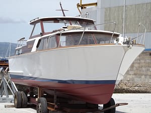 NUGALLAN, Storebro Royal Cruiser restored by Astilleros Lagos